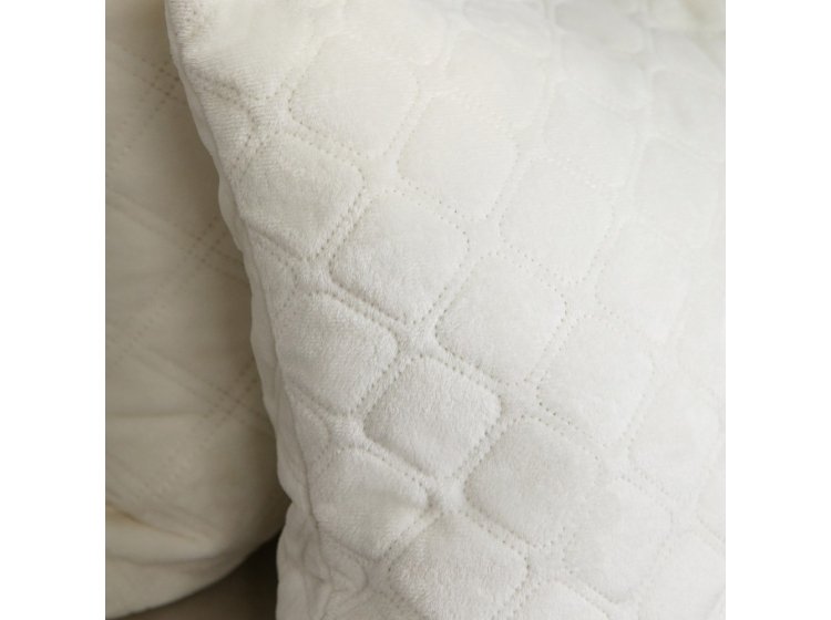 Подушка декоративная ТЕП. Balak Home Велюр молочная