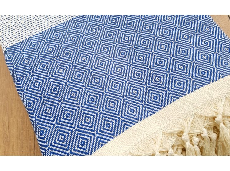 Хлопковый плед Diva. Monika Blue