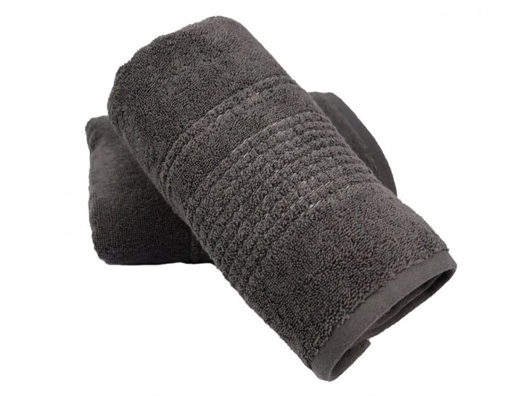 Полотенце Hobby. Box темно-серого цвета