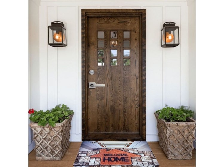 Коврик придверный IzziHome. Welcome 2850-08