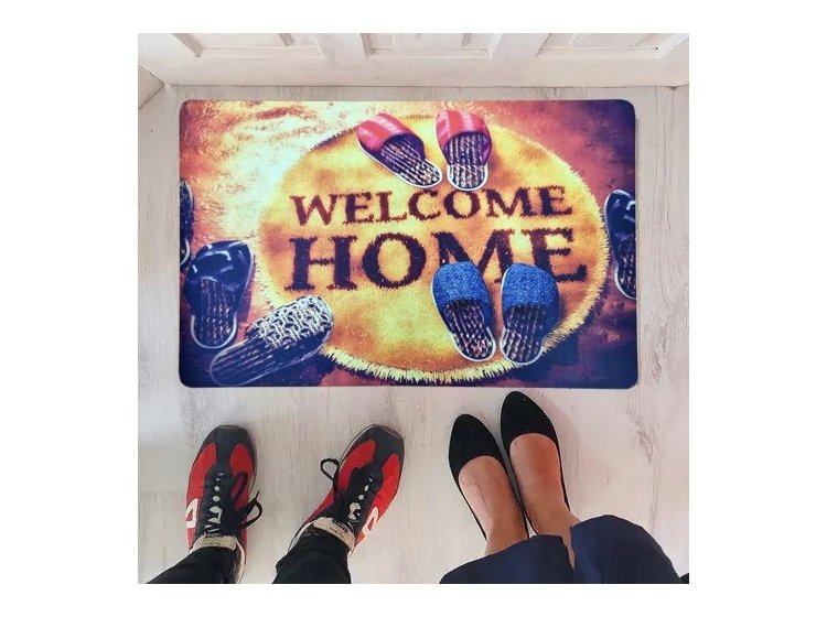 Коврик придверный IzziHome. Welcome 2850-13