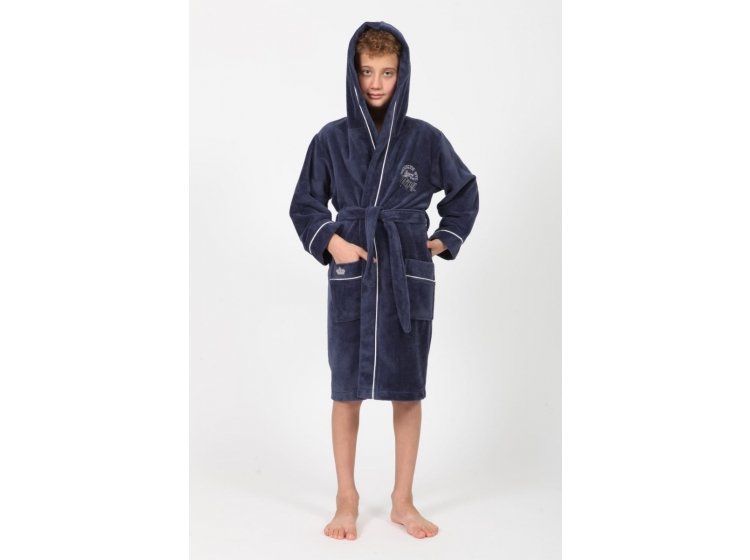 Халат детский махровый Nusa. 33005 fume
