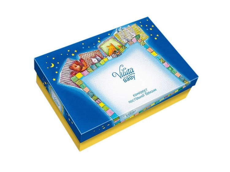 Постельное белье в детскую кроватку Viluta упаковка