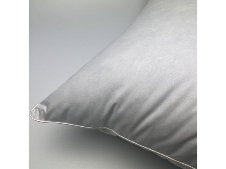 Подушка пуховая облегченная Iglen с серым пухом, 100% пух