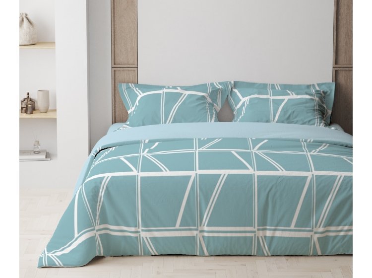 Постельное белье ТЕП. Happy Sleep Aqua Grid