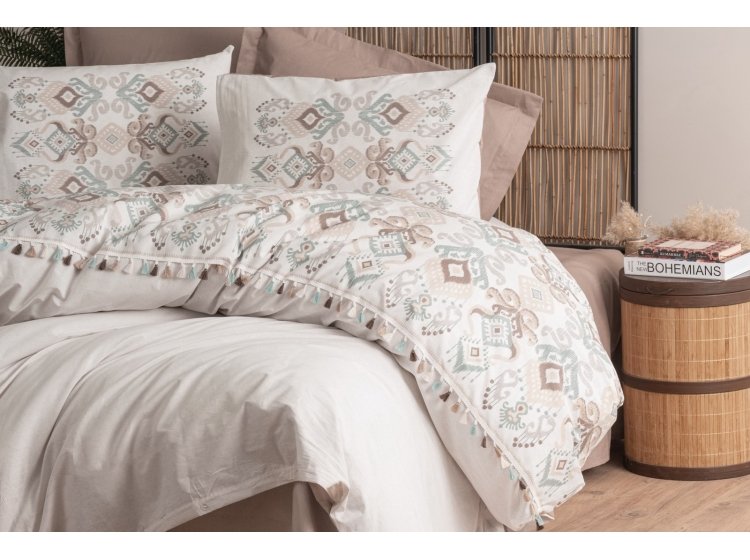 Постельное белье Cotton box. Candy Asilo kahve