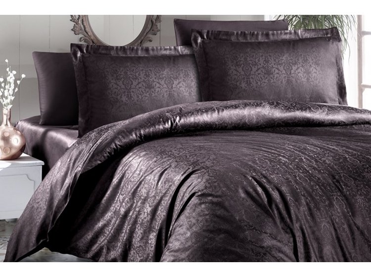 Постельное белье First Choice. Jaсquard  Athena Kahve