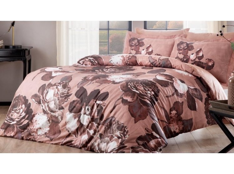 Постельное белье TAC. Сатин Digital Avila Dried Rose