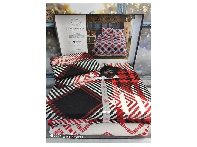 Постельное белье Belizza. Фланель Holiday