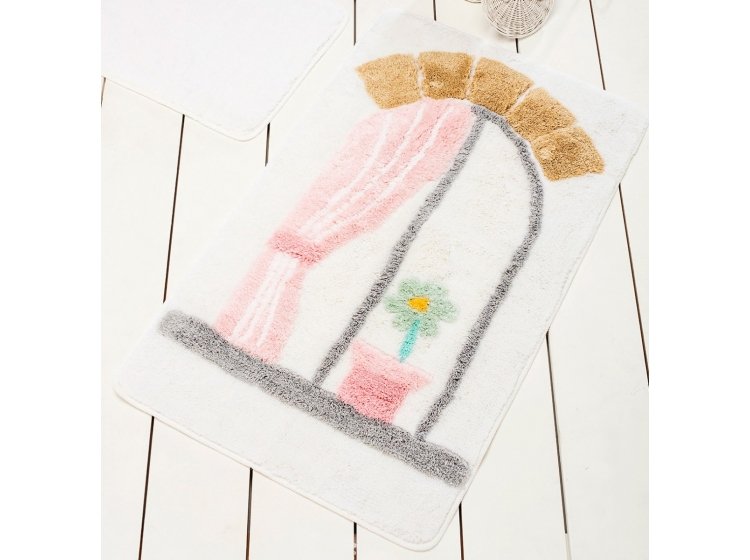 Коврик для ванной Chilai Home. BODRUM WHITE большой