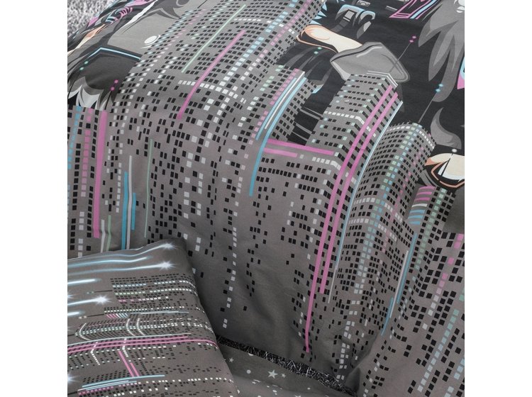 Постельное белье Altinbasak.  Ранфорс 3D Noctis Shadows