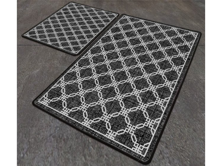 Набор ковриков для ванной Chilai Home. Chain banyo halisi djt