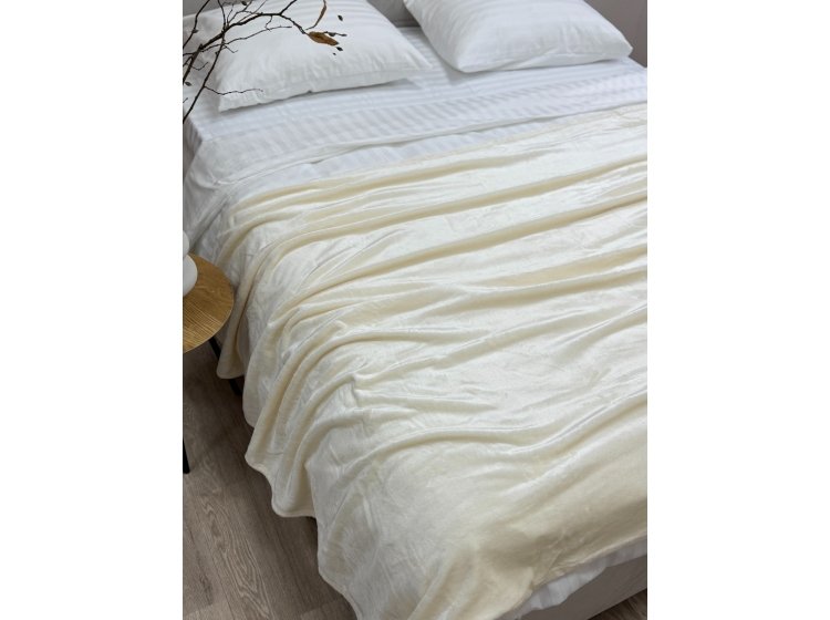 Плед Ecotton. Wellsoft 11-0608 Coconut milk