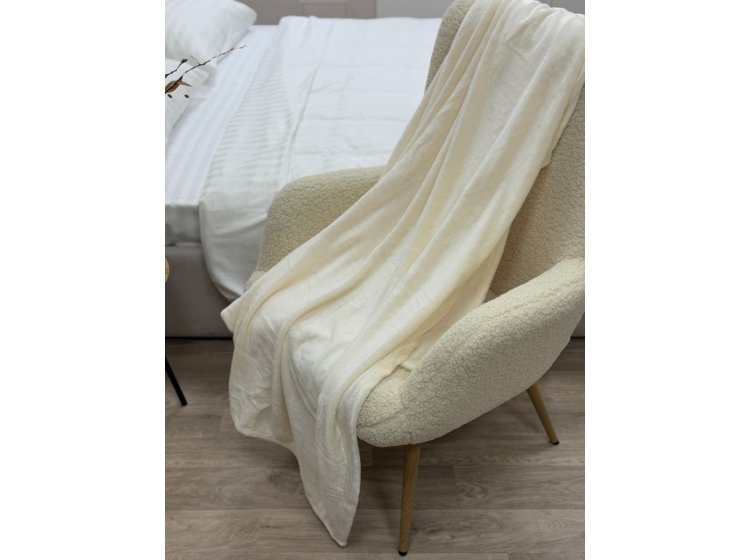 Плед Ecotton. Wellsoft 11-0608 Coconut milk