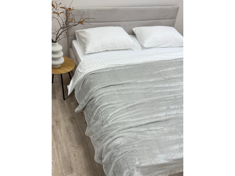 Плед Ecotton. Wellsoft 24-3615 Cool gray