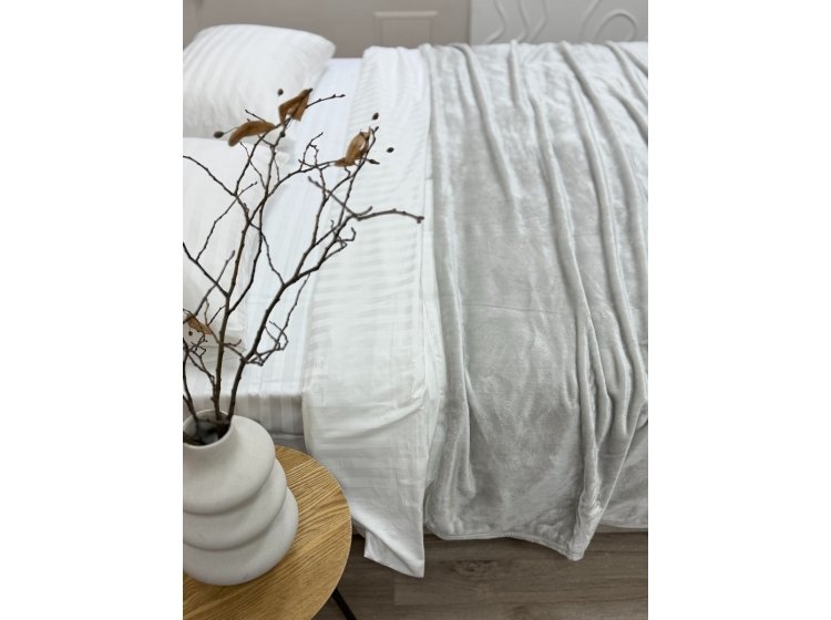 Плед Ecotton. Wellsoft 24-3615 Cool gray