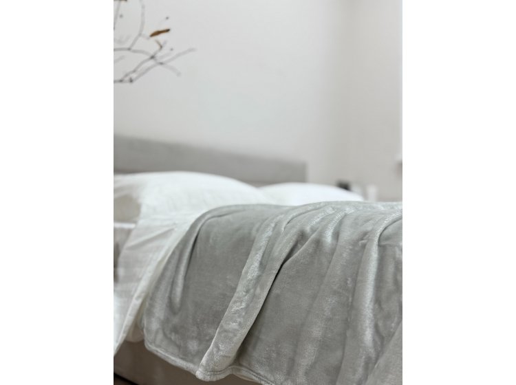 Плед Ecotton. Wellsoft 24-3615 Cool gray