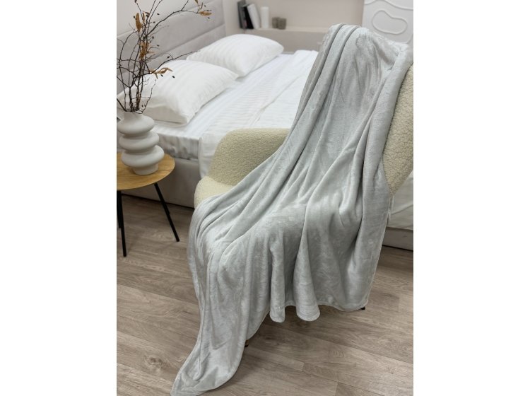 Плед Ecotton. Wellsoft 24-3615 Cool gray