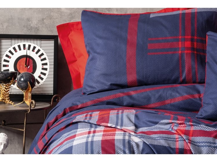 Постельное белье Cotton box. Masculine Abel kirmizi