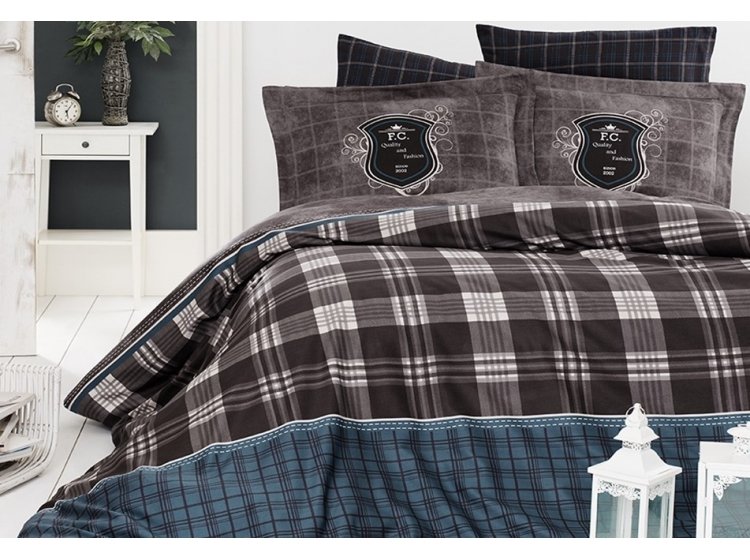 Постельное белье First Choice. Satin Doris Kahve