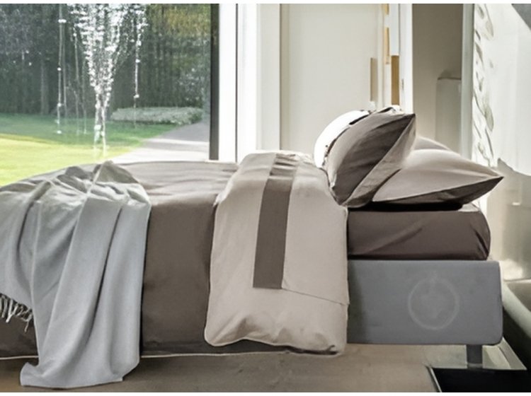 Постельное белье Emanuela Galizzi. Satin Finesse серо-коричневый