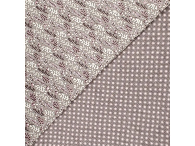 Постельное белье Home Line. Бязь Цвітіння трав/Пшоно ліловий