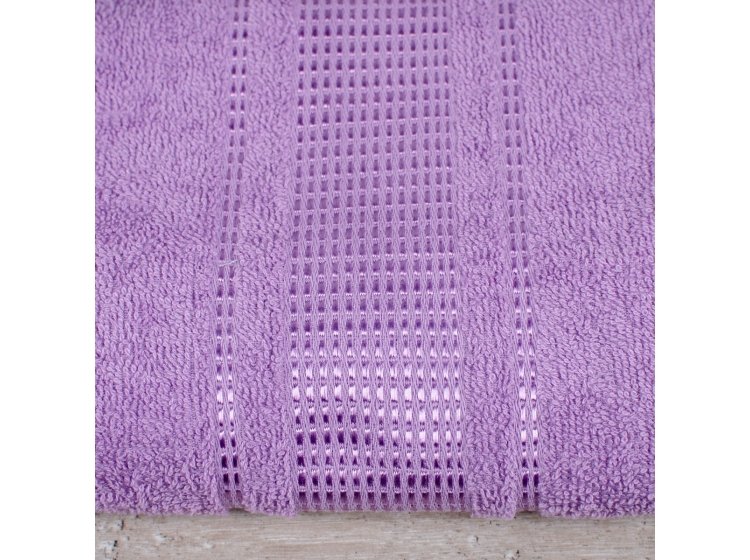 Махровое полотенце Аиша. Royal лилового цвета