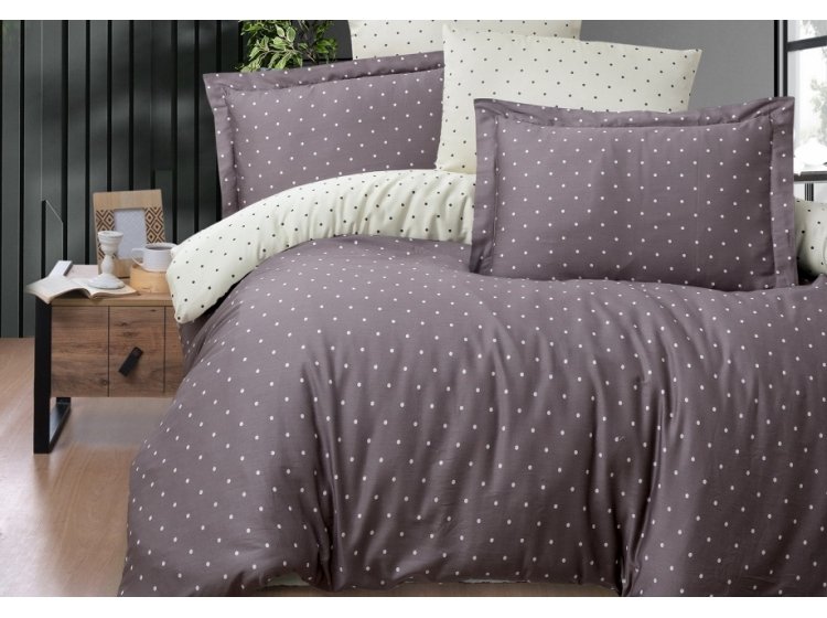 Постельное белье First Choice. Сатин Point lilac