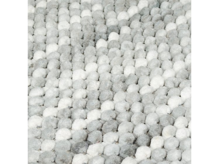 Коврик Home Line. Shady бело-серый