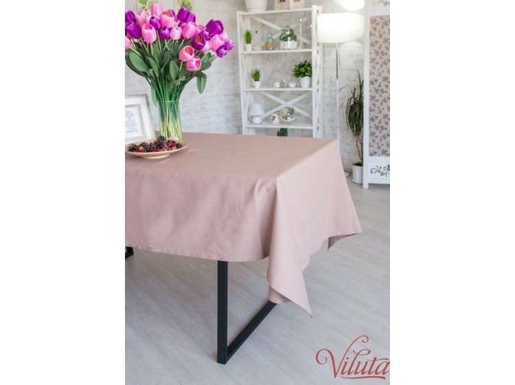 Скатерть Viluta. Гладь коричневая
