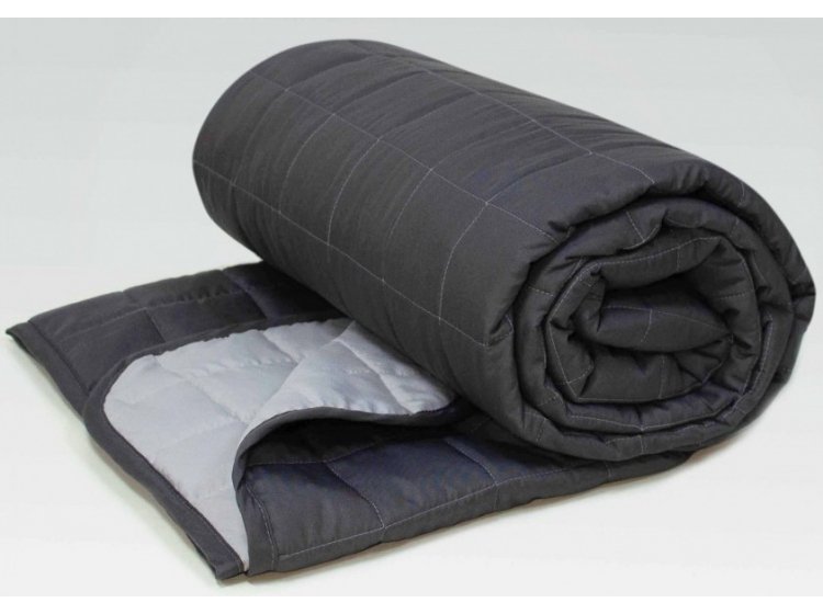 Покрывало стеганное Viluta. Дуэт графит