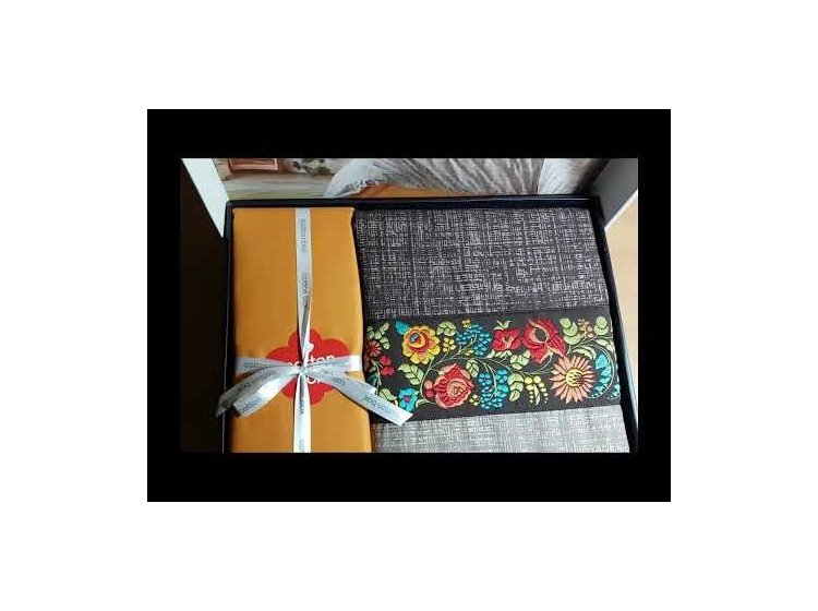 Постільна білизна Cotton Box Folk Art Vizon
