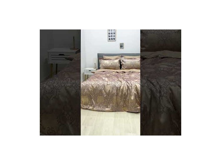 2432 - Комплект постільної білизни Сатин Жакард Tiare