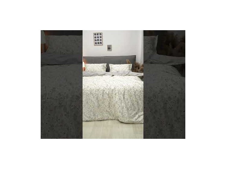 143 - Комплект постільної білизни з Сатин Люкс