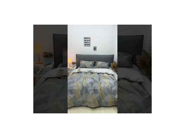 L-008 - Комплект постільної білизни з Сатин Делюкс