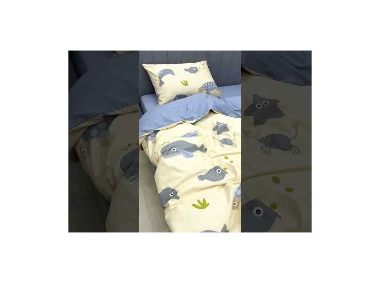 735 - Комплект постільної білизни з Сатин Твіл