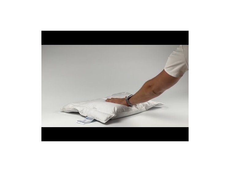 Подушка пухова для немовлят, з сірим пухом, IGLEN (арт. 40601GB)