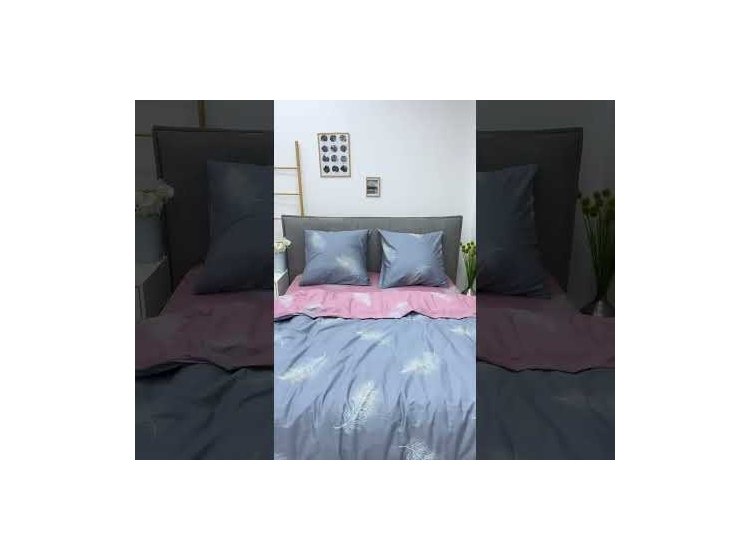 787 - Комплект постільної білизни з Сатин Твілл