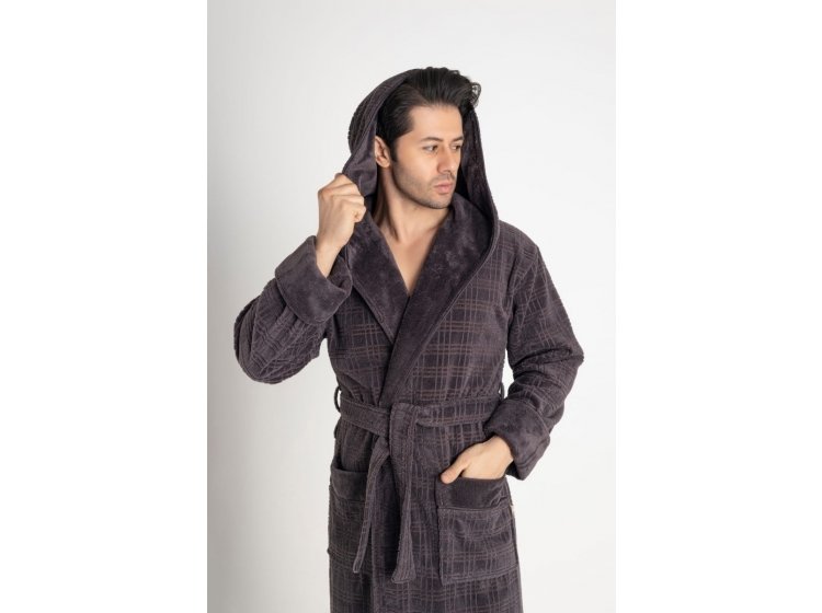 Халат махровый мужской Nusa. NS 1490 kaya