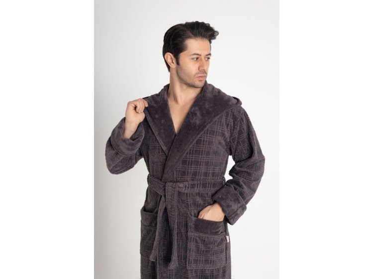 Халат махровый мужской Nusa. NS 1490 kaya