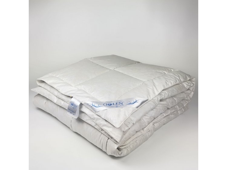 Одеяло "Iglen" 100% пух стеганное детское зимнее, 110х140 см
