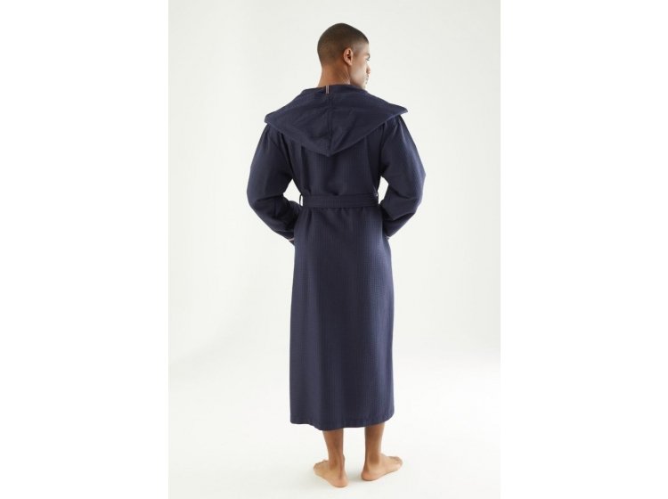 Мужской вафельный халат Nusa. NS 24680 lacivert