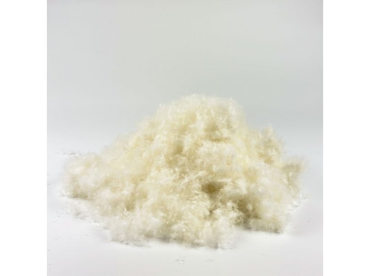 Подушка пуховая Iglen с белым пухом и кантом, 100% пух