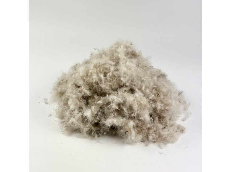 Подушка пуховая облегченная Iglen с серым пухом, 100% пух