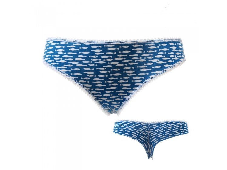 Стринги EGO. Must Have KF3109 синие, 2шт