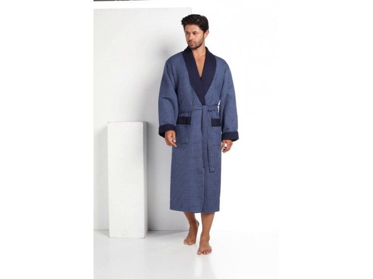 Халат мужской Nusa. ns 15120-1 синий new