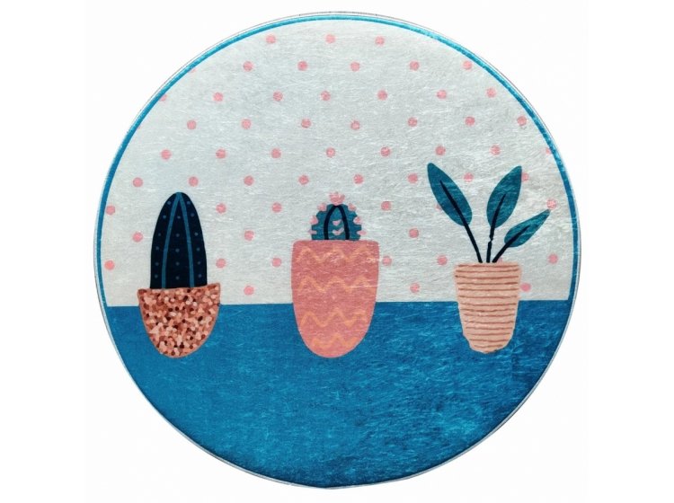Ковер круглый Karaca Home. Cactus