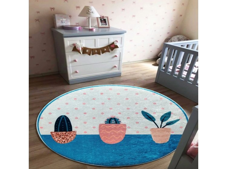 Ковер круглый Karaca Home. Cactus