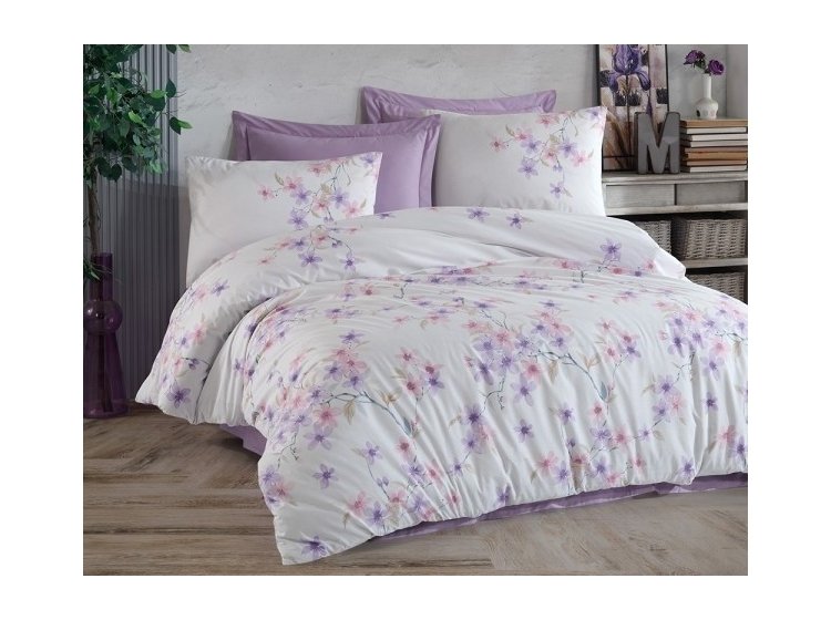 Постельное белье Altinbasak.  Ранфорс  Lava puce