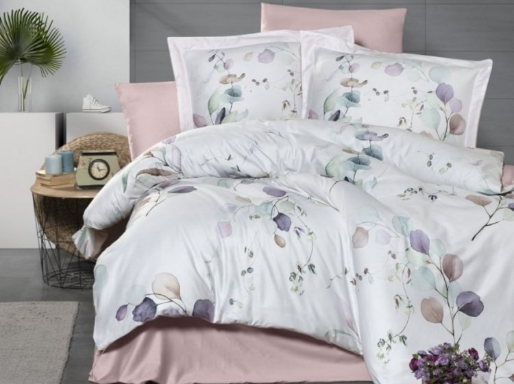 Постельное белье First Choice. Vip Cатин 3D Leaf